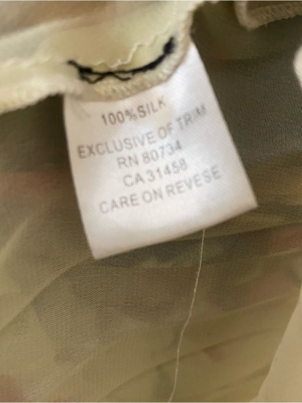 Roberto Cavalli Silk Cream Floral Pleated V-Neck Mini Swing Dress - Picture 7 of 8